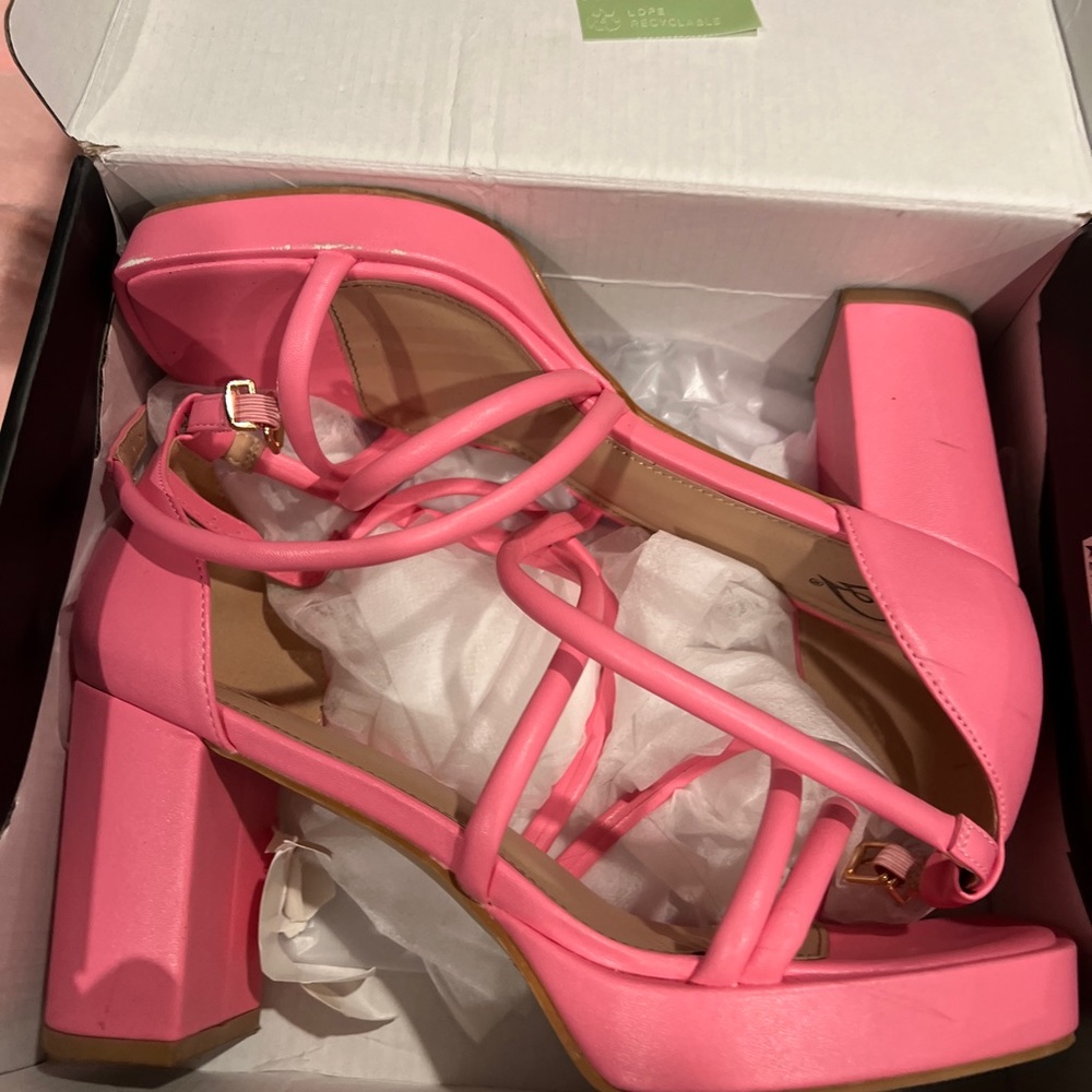 Pink Platform Heels
